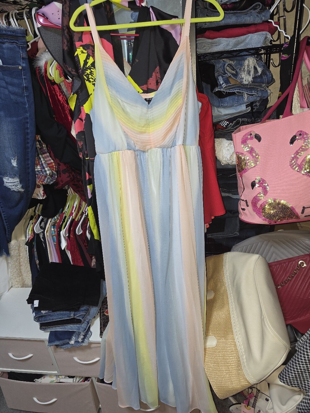 NWOT TORRID PASTEL MAXI DRESS 2x